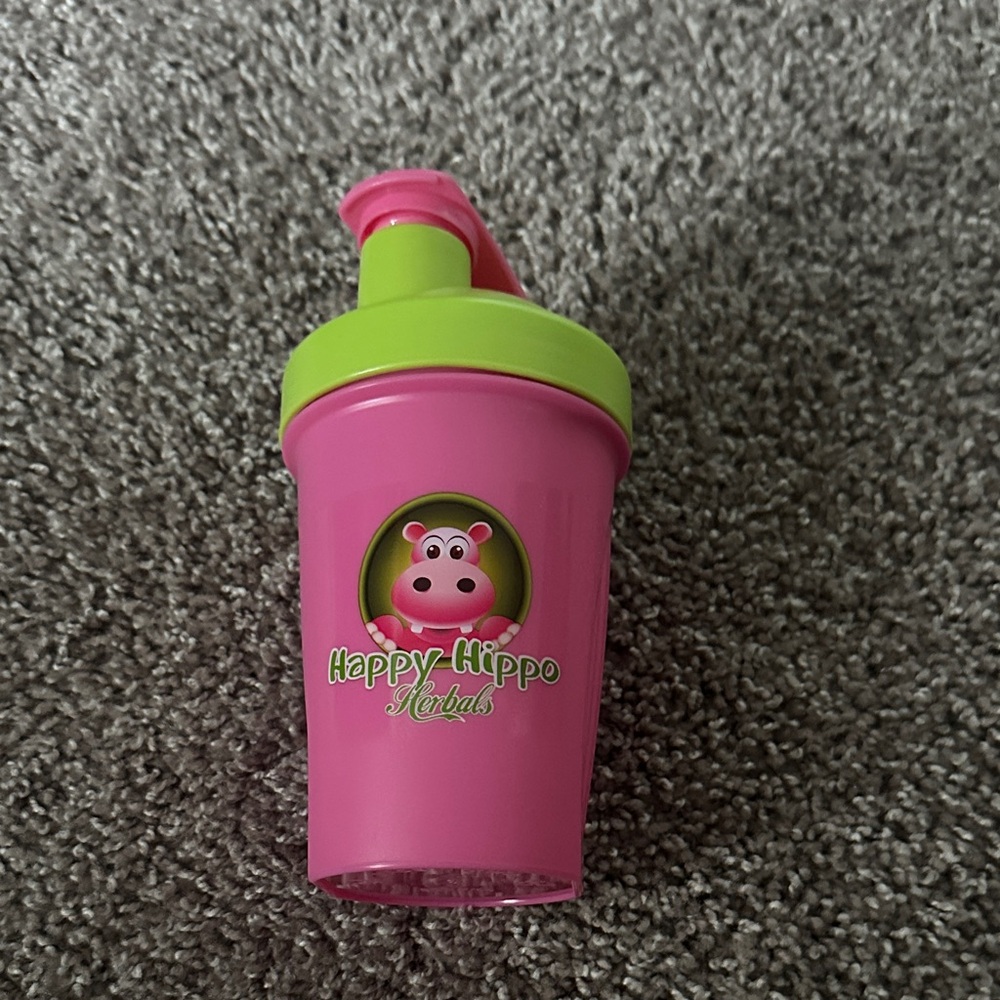 Pink and Green Shaker Cup